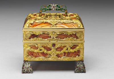 图片[2]-Makeup Case Inlaid with a Timepiece, England, 18th century-China Archive